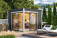 LASITAMAJA - Abris bois Palermo 3 gris anthracite - 28mm - surface utile 8,67 m2 - vignette
