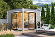 LASITAMAJA - Abri bois Palermo 3 - Gris clair - L.300xH.239xP.300cm - vignette