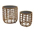 LUMISKY - 2 Tables lumineuses solaires NERITA D35/45 cm - vignette