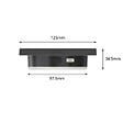 LUMISKY - Module solaire LED rechargeable carré SUNNY SQUARE 13cm - vignette