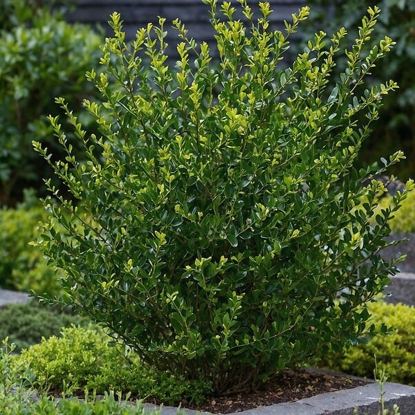 PLANT IN A BOX - Houx crenelé - Set de 12 - Ilex crenata 'Jenny' - Hauteur 10-20cm - ⌀9cm - large