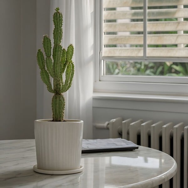 PLANT IN A BOX - Euphorbe ingens - Euphorbia ingens - Hauteur 50-60cm - ⌀17cm - large