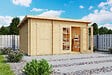 LASITAMAJA - Abri bois belmont 1  28 mm Surface utile  9,08 m2 - vignette