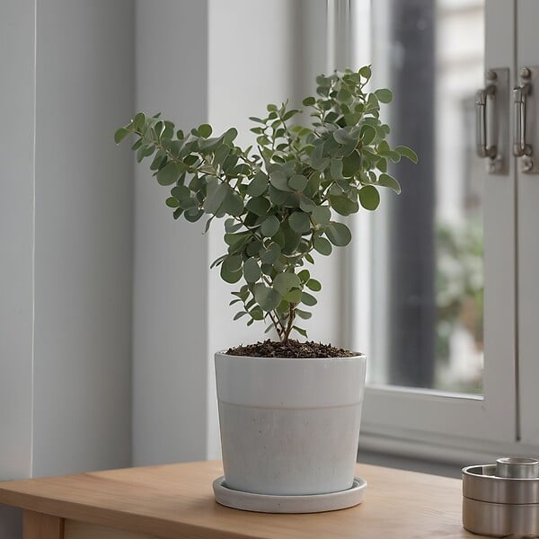 PLANT IN A BOX - Gommier - Set de 6 - Eucalyptus 'Pulverulenta' - Hauteur 25-40cm - ⌀12cm - large