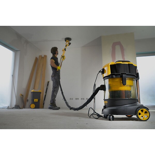 VITO - Aspirateur Plâtres Eau et Poussières 1200W Cuve 25L Professionnel Chantier Atelier VITO - large