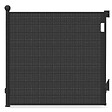 VOUNOT - Barriere de securite retractable HAUTE 180x96cm noir - vignette