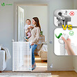 VOUNOT - Barriere de securite retractable HAUTE 180x96cm blanc - vignette