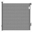 VOUNOT - Barriere de securite retractable HAUTE 180x96cm gris - vignette