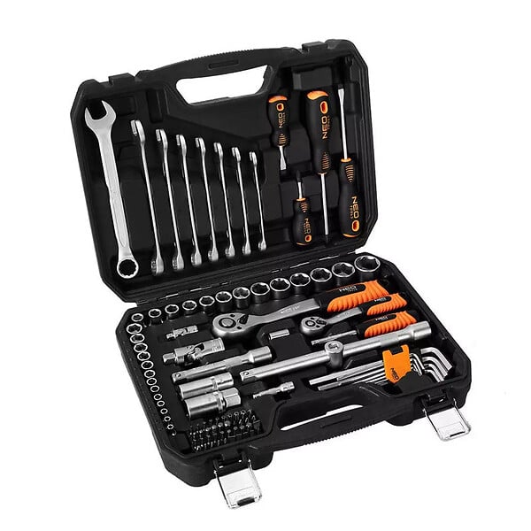 NEO TOOLS - Coffret ensemble d'outils 100 pièces 1/2", 1/4" NEO TOOLS - 10-206 - large