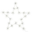 FEERIC LIGHTS & CHRISTMAS - Déco lumineuse Étoile en métal blanc 200 LED Blanc chaud H 60 cm - vignette
