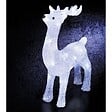 FEERIC LIGHTS & CHRISTMAS - Déco lumineuse Renne debout 40 LED Blanc froid H 45 cm - vignette