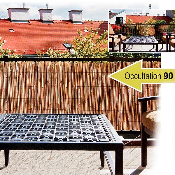WERKAPRO - Canisse en roseau naturel  1,8 x 5 m - large