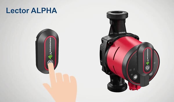 GRUNDFOS - Unité de lecture Grundfos MI401 ALPHA Reader pour circulateur ALPHA2 modèle E ou ALPHA3 - large