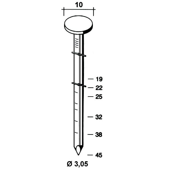 ALSAFIX - Cloueur pneumatique Alsafix C31/45 P2 capacité 120 pointes roofing 19-45mm dans un coffret - large