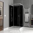AURLANE - cabine de douche SHADOW CORNER RECTANGLE - 110x80x230cm - vignette