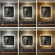 SANIVERRE - BOLEO Miroir LED lumineux 90x100 cm anti-buée, intensité 2100 lumens & couleur réglables salle de bain - vignette