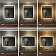 SANIVERRE - BOLEO Miroir LED lumineux 80x100 cm anti-buée, intensité 2100 lumens & couleur réglables salle de bain - vignette