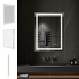 SANIVERRE - CIMEO Miroir lumineux LED 70 x 90 cm anti-buée + intensité 2100 lms & couleur réglables salle de bain - vignette