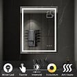SANIVERRE - CIMEO Miroir lumineux LED 80 x 100 cm anti-buée + intensité 2100 lms & couleur réglables salle de bain - vignette