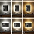 SANIVERRE - BOLEO Miroir LED lumineux 60x80 cm anti-buée, intensité 2100 lumens & couleur réglables salle de bain - vignette