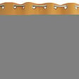 MODE DE VIE - Rideau occultant Noa en polyester - Ocre - 140x240cm - vignette