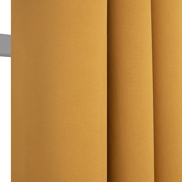 MODE DE VIE - Rideau occultant Noa en polyester - Ocre - 140x240cm - large