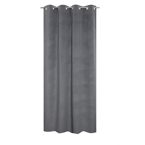 MODE DE VIE - Rideau thermique occultant Rafael - Anthracite - 140x240 cm - large