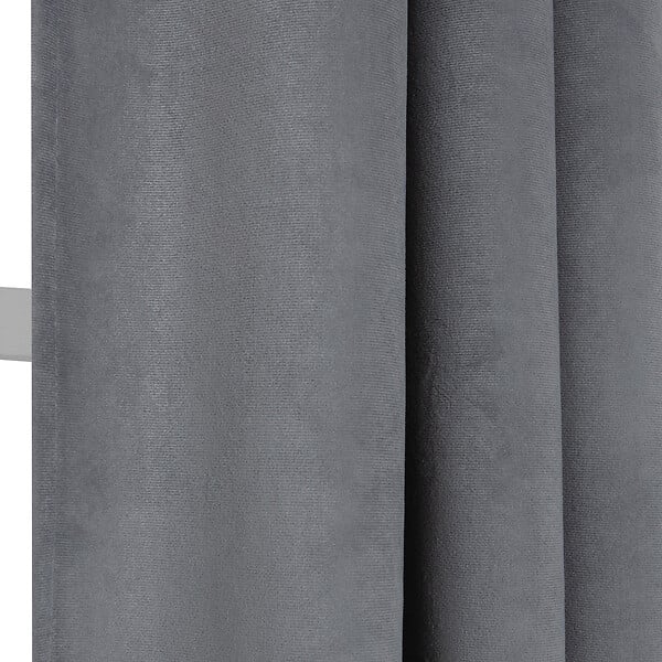 MODE DE VIE - Rideau thermique occultant Rafael - Anthracite - 140x240 cm - large