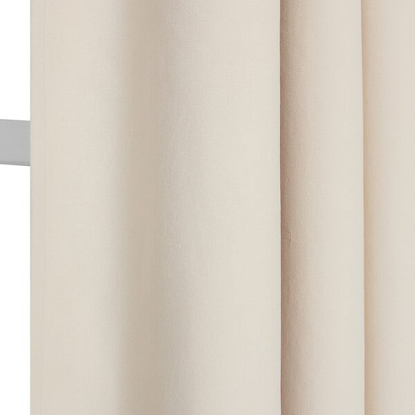 MODE DE VIE - Rideaux thermiques Rafael - Polyester écru - L.140xH.240cm - large