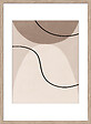 DADA ART - Image encadrée avec passe-partout naturel 50x70cm - vignette