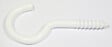 COTEKA - 6 crochets d'armoire plastique blanc 3.5x20mm - vignette