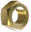 COTEKA - 28 écrous hexagonaux laiton 4mm - vignette