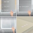SANIVERRE - TEMEO Miroir LED lumineux 90 x 100 cm antibuée + intensité 2100 lumens & 3 couleurs salle de bain - vignette