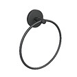 STANO - Anneau porte-serviette CIRCLE noir mat - vignette
