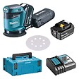 MAKITA - Ponceuse Excentrique MAKITA DBO180RTJ 125 mm à Batteries LXT 18 V (2 x 5,0 Ah) - vignette