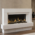 CHEMIN ARTE - Cheminée électrique 2000w Blanche - 264 - vignette
