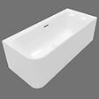 VILLEROY ET BOCH - Villeroy & Boch Loop & Friends Baignoire murale pour installation en angle à droite SQUARE 1800 x 800 mm Blanc - vignette