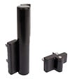 LOCINOX - Ferme portillon 2/1 charnière noir 9005 largeur 1,1m 75kg maximal - LOCINOX - P00008665-9005 - vignette