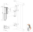 LOCINOX - Ferme portillon 2/1 charnière noir 9005 largeur 1,1m 75kg maximal - LOCINOX - P00008665-9005 - vignette