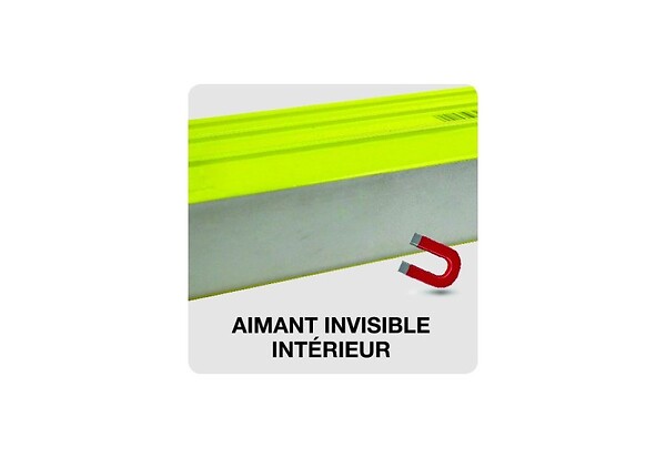METRICA - Niveau formula invisible 2 fioles 120cm - METRICA - 32842 - large