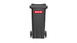 SULO - Bac poubelle roulant SULO de 120 litres cuve grise couvercle gris - vignette