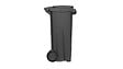 SULO - Bac poubelle roulant SULO de 120 litres cuve grise couvercle gris - vignette