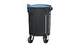 SULO - Bac poubelle roulant SULO de 660 litres cuve grise couvercle bleu - vignette