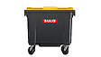 SULO - Bac poubelle roulant Citybac 660L - Grise et jaune - vignette