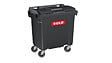 SULO - Bac poubelle roulant SULO de 770 litres cuve grise couvercle gris - vignette