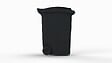 SULO - Bac poubelle roulant SULO de 360 litres cuve grise couvercle gris - vignette