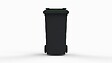 SULO - Poubelle roulante 360L - PEHD recyclé - Gris - vignette