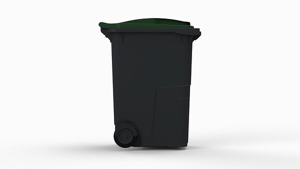 SULO - Poubelle roulante 360L - PEHD recyclé - Gris - large