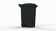 SULO - Poubelle roulante 360L - PEHD recyclé - Gris - vignette
