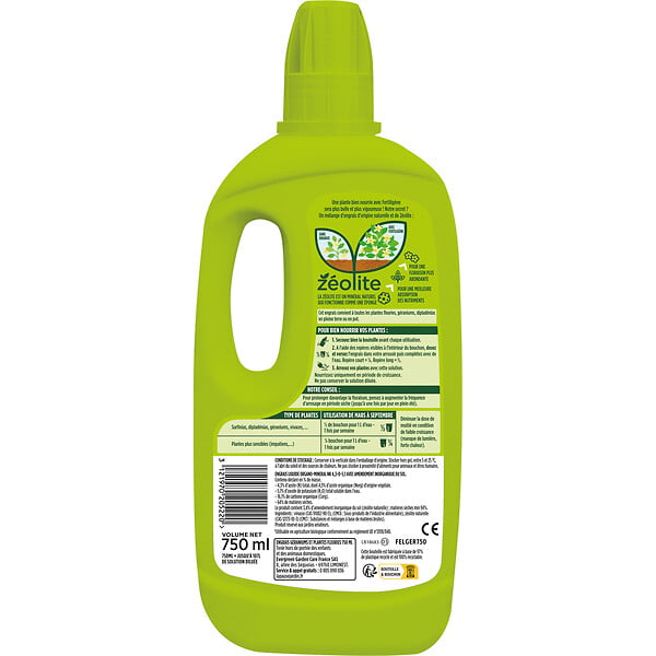 FERTILIGEN - Engrais géraniums plantes fleuries - Liquide 750ml - large